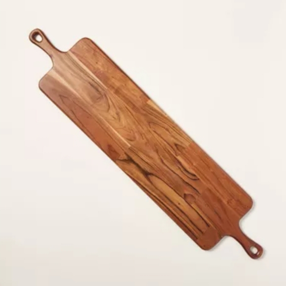 Hearth & Hand with Magnolia Large Wood Paddle Serve Board with Handles - Picture 1 of 5